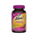 La Via della Natura Viva! Multivitaminico prenatale, DHA a base di piante per lo sviluppo sano del cervello e degli occhi del bambino*, vegetariano, arancione e lampone Limonata aromatizzata, 90 Gummies (Piccola Vary May)