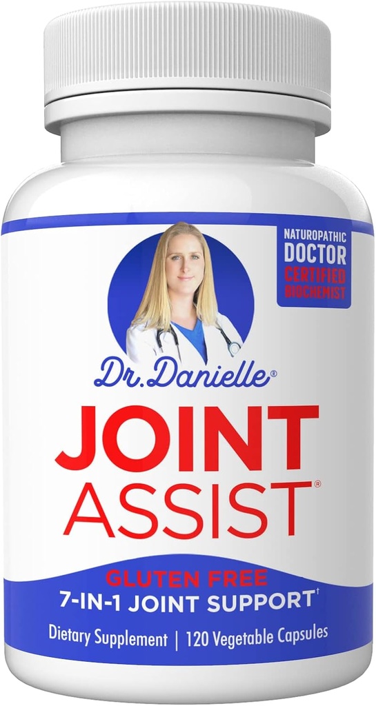 Doctor Danielle Joint Assist - Glucosamine Chondroitin Turmeric Msm Boswellia - Joint Support & Relief - 120 Capsule