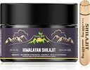 shilajit Pure Himalayan Organic - Gold Grade Shilajit Resina con erbe ayurvediche biologiche in alta potenza per energia, resistenza e immunità, 30 grammi