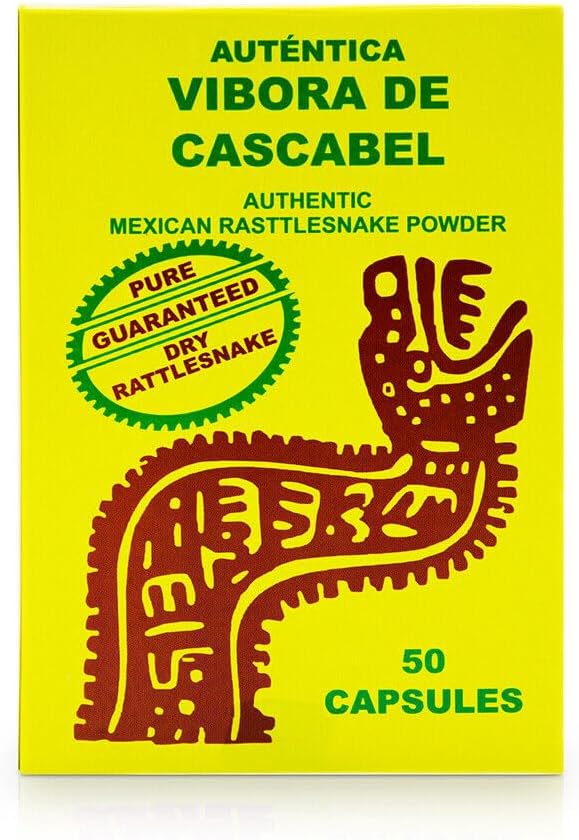 generico Vibora de Cascabel capsule trattamento orale pelle cura brufoli & Acne 50 caps