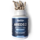 AREDS 2 Vitamine degli occhi - VisiVite Vitamine per la salute degli occhi senza vitamina E - Vitamine degli occhi per gli anziani - Lutein e Zeaxantina Integratori - 60 Capsule