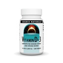 Fonte Naturals Vitamina D-3 400 IU 200 compresse