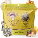 ODD BALLS Organic Energy Balls Lemon - Superfood Mushroom Snack - Running, Ciclismo, Escursionismo - Gel, Bar Alternative - Lion's Mane Focus, Cordyceps Energy - Vegan, Gluten Snack gratuiti per bambini e adulti