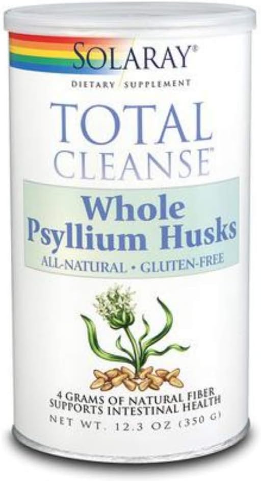 SOLARAY Psyllium Husk, Polvere, non aromatizzata (Can) | 350g