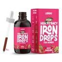 LLORENS PHARMACEUTICAL Iron Supplemento per donne Iron Drops Supporto giornaliero, 20 mg di Polysaccharide Complex Gusto gratuito, Dolci naturali, Vegan e Paraben Free (Berry Daiquiri, 4 Fl Oz)