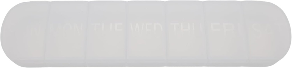 7 giorno settimanale Pillola AM PM Organizer, ShysTech Large Pill Case Pill Box 1 volta al giorno per Pills/Medication/Supplements/Vitamin (Clear)