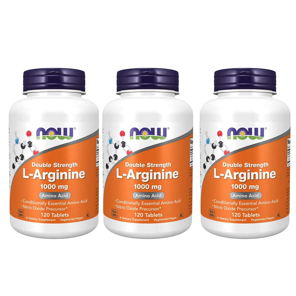 Ora Alimenti L-Arginina 1000mg, 120 compresse (Pacchetto di 3)