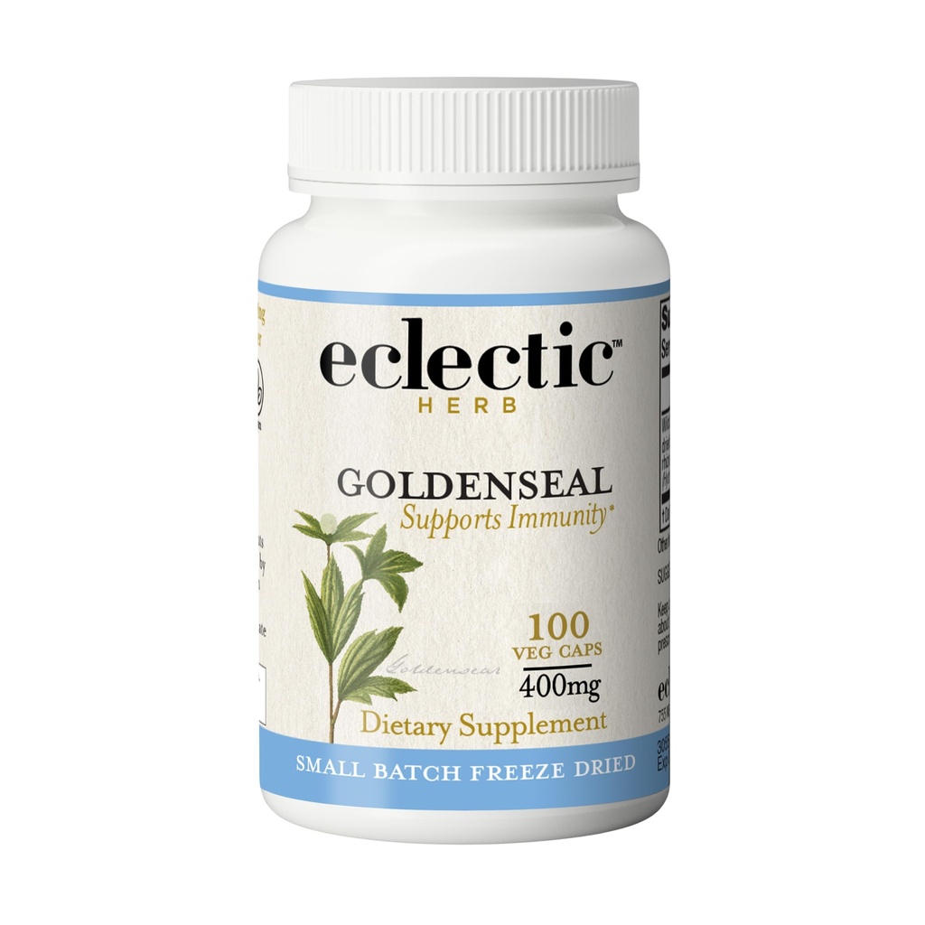 Eclectic Institute Raw Freeze-Dried Goldenseal Capsule | 100 CT