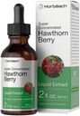 Estratto di bacche di Horbäach Hawthorn | 2 fl oz | Tintura liquida libera di alcool | Supplemento vegetariano, non OGM, senza glutine