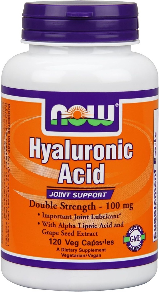 Acido ialuronico 2X Plus Veg Capsule, 100 mg - 120 ct (Pack of 2)