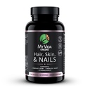 My Vida Origins Hair Skin and Nails | Capelli spessi, Unghie più forti, Pelle vibrante | Supporta la bellezza naturale | Zinco, Biotina, Vitamina E | Vegan 120 Capsule 1 Mese di Alimentazione