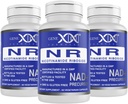 Genex Formulas NR Nicotinamide Riboside 300mg (3 Pack) NAD+ Precursor per l'invecchiamento sano - Certificazione GMP, Non OGM, Senza glutine, Vegetariano