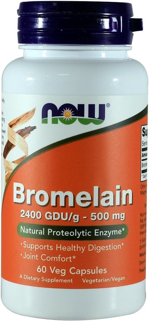 ORA Bromelain 2400 GDU, 500mg, 60 capsule (pacchetto di 2)