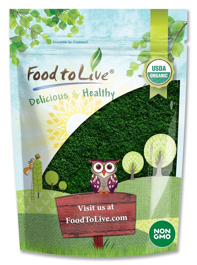 Miscela di polvere di alghe organiche dal vivo, 4 Pounds – Spirulina e clorella 50/50 Blend, Non OGM, Ricco di clorofilla, Raw, Pure, Vegan Superfood, Bulk, Grande per Smoothies, Buona fonte di proteine