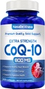 CoQ10 800mg Capsule | Vegan Friendly Coenzyme Q10 800mg da Easy Absorption Ubiquinone Supplemento per Skin Heart and Energy Support | Made in the USA in cGMP Facilities (100 Serve)