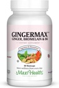 Maxi Salute Gingermax - Ginger - Bromelain & Vitamina B6 - Salute Digestione - 60 capsule - Kosher