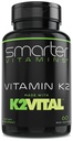 Vitamina K2 MK7 100mcg più intelligente, realizzata con K2VITAL e Kale, 60 Softgel liquidi