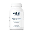 Vital Nutrients Resveratrol | Antiossidante ad alta potenza | Trans Resveratrolo per il supporto cardiovascolare e per la salute delle cellule* | Integratore Vegan | Gluten, Dairy e Soy Free | Non-GMO | 60 capsule