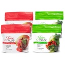 SuicePlus+ Frutta e Verdura Frullate Morbide - Frutta Vegana Tasty, Vitamine Gummy Veggie per Adulti & Bambini - 4 Mesi Alimentazione 4 confezioni (2 di ogni sapore)
