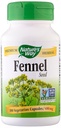 Natures Way Fennel Seed capsula vegetariana, 100 ct
