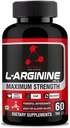 Integratore L-Arginina 1000mg per la crescita muscolare, Stamina, Booster immunitario & energia, 60 compresse