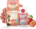 Formula di calcio vegetariano CATALO, Calcium di alghe rosse piantato con vitamina C naturale, Facile da digerire, Mineral-Rich per la nutrizione quotidiana, Ideale per la gravidanza e la lattazione - 90 compresse
