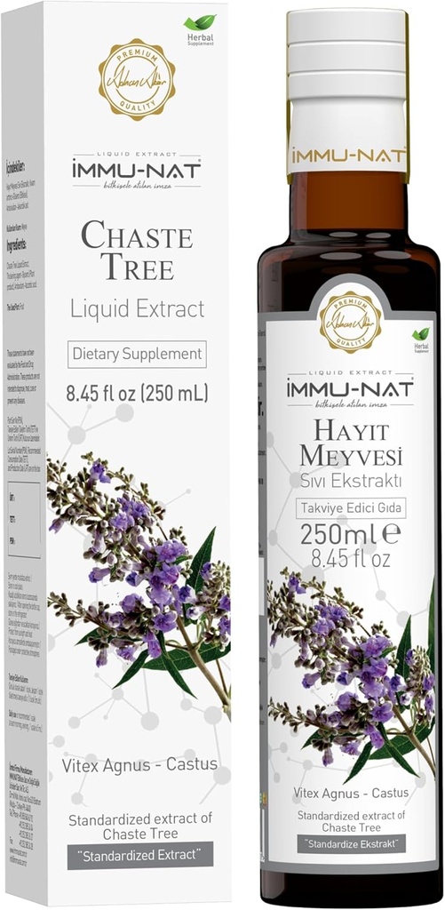 Estratto di bacche di albero di Chaste - 8.5oz - Rilievo di menopausa di erbe &amp; PMS - Integratore di benessere delle donne senza alcool