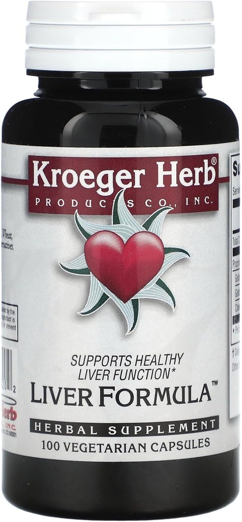 Kroeger Herb Liver Formula Combinazioni, 100 Conte
