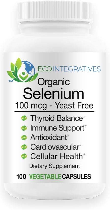 SE-100 100 mcg (100 conte) - Pure Selenium Yeast-Free Supports Immune, Cardiovascolare e Thyroid Health