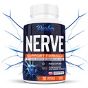 Acido alfa lipoico 600mg, Nerve Support Supplemento Arricchito con Thiamine, curcumina, radice di zenzero, e vitamina B6, B12 Tutti in One | Vegan Neuro Health Supplement, Lab Tested, 30 capsule