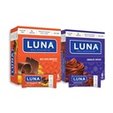 LUNA Bar - Variety Pack - Nutz Over Chocolate e Chocolate Cupcake Flavor - Snack Bars - Non-GMO - Barre proteiche senza glutine - Realizzate con avena biologica (12 Pack, 2 scatole)