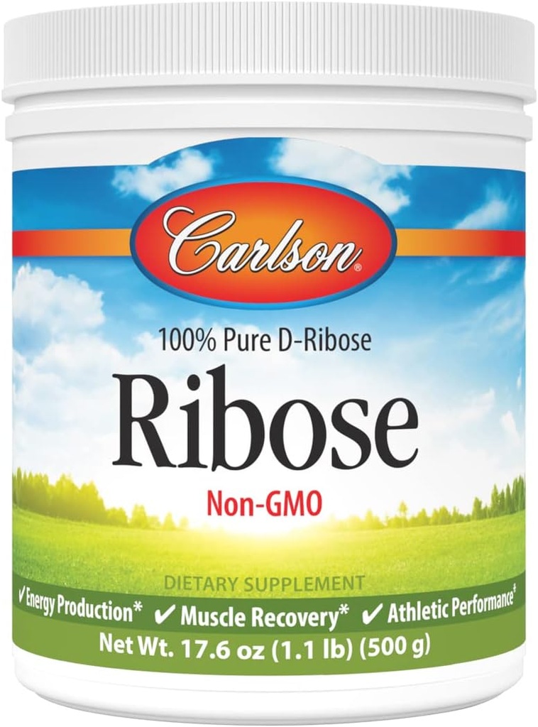 Carlson Labs Ribose 100% puro d-Ribose, 500g