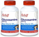 Schiff Glucosamine 2000 mg con vitamina D3 e acido ialuronico, 150 compresse - Integratore congiunto (Pacchetto di 2)