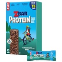 Zbar Protein - Menta aromatizzata al cioccolato - Spuntini Crispy - Realizzati con avena biologica - Non OGM - 5g Protein - Barre proteiche senza glutine (15 Pack)