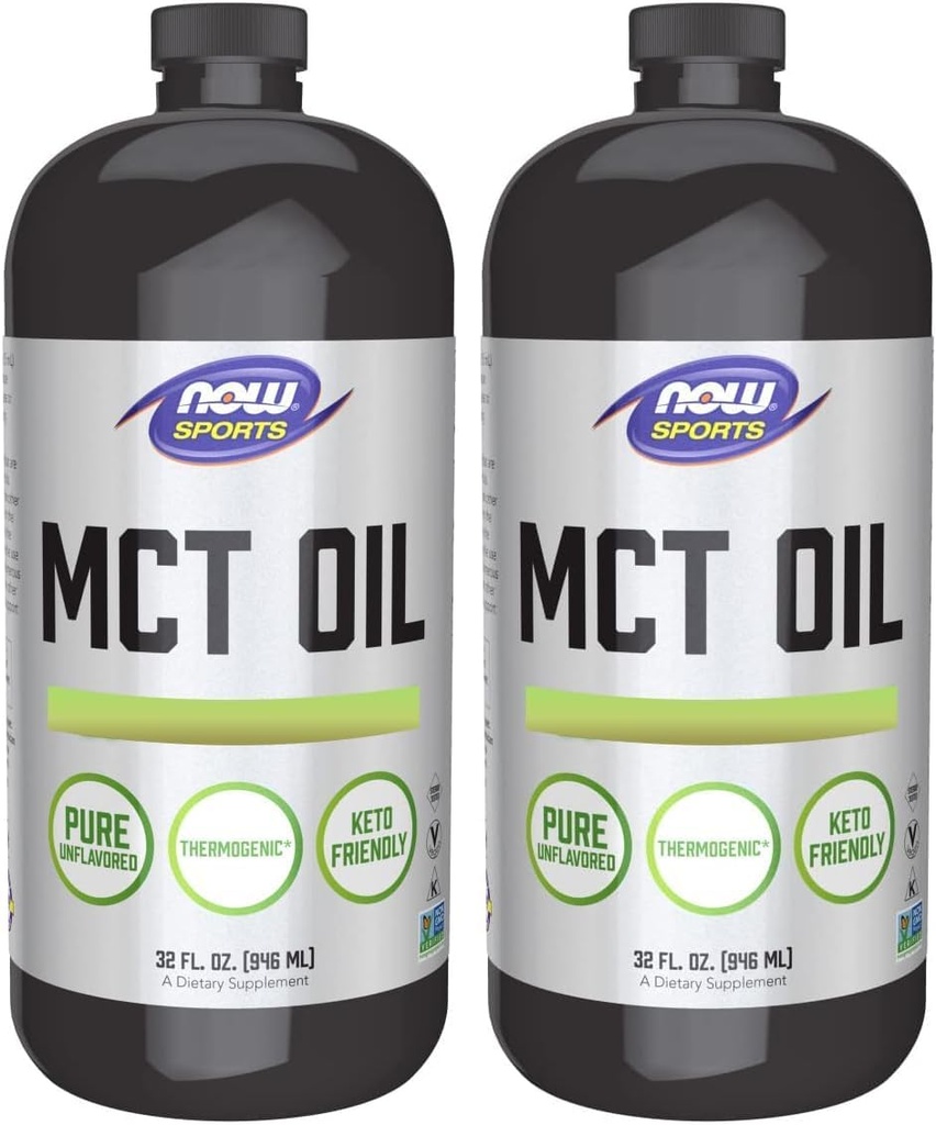 Ora Alimenti MCT olio 100%, 32 fl oz (Pacchetto di 2)