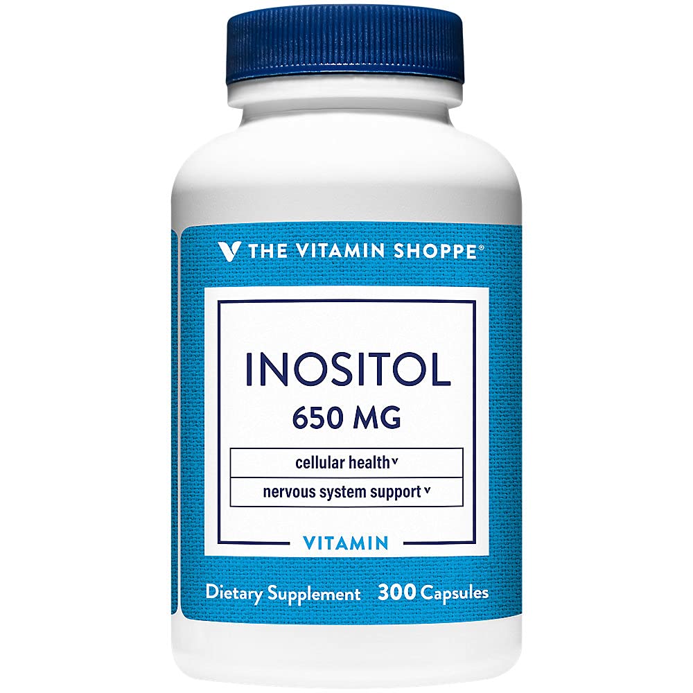 La vitamina Shoppe Inositol 650MG, supporta il fegato sano e la funzione cellulare (300 capsule)
