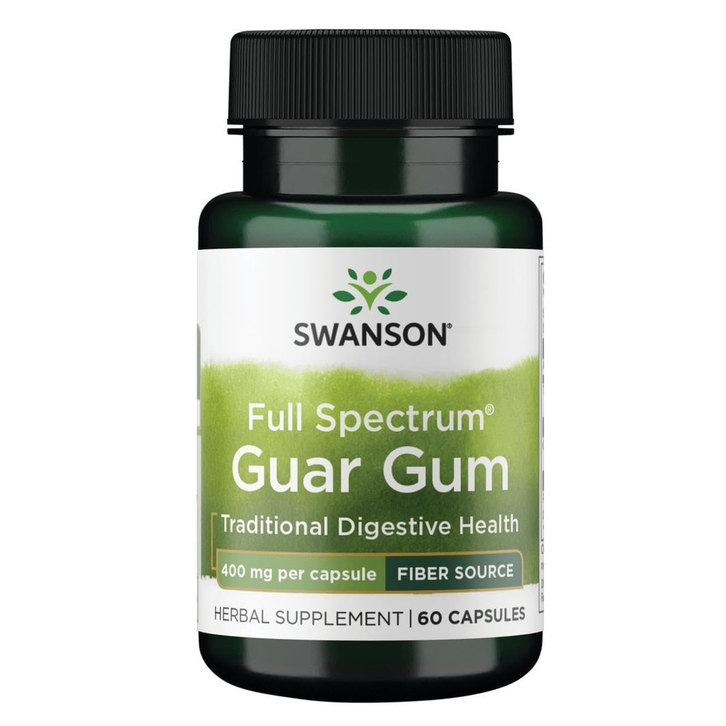 Swanson Spettro completo Guar Gum 400 Milligrammi 60 capsule