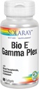 SOLARAY Bio E Gamma Plex | Vitamina E con miscela tocoferolo naturale per il supporto antiossidante sano | 60 Softgels, 30 Serv