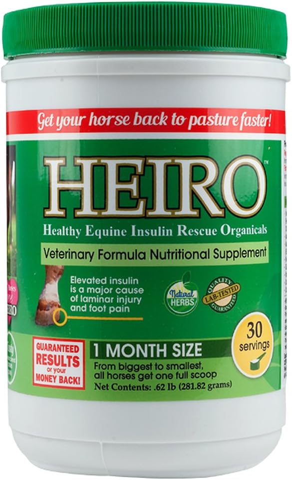 Heiro Healthy Equine Cavallo Isolante Resistant Rescue Organicals 30, 40, 60, 90, o 180 giorni di alimentazione