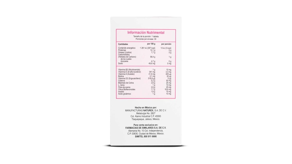 Antiossidanti e Aminoacidi Supplemento per Capelli e Unghie comparabile a Gelasimi 30 compressa- Antioxidantes y Aminoácidos Suplemento para Cabello y uñas confronta con GELASIM 30TAB CISTE