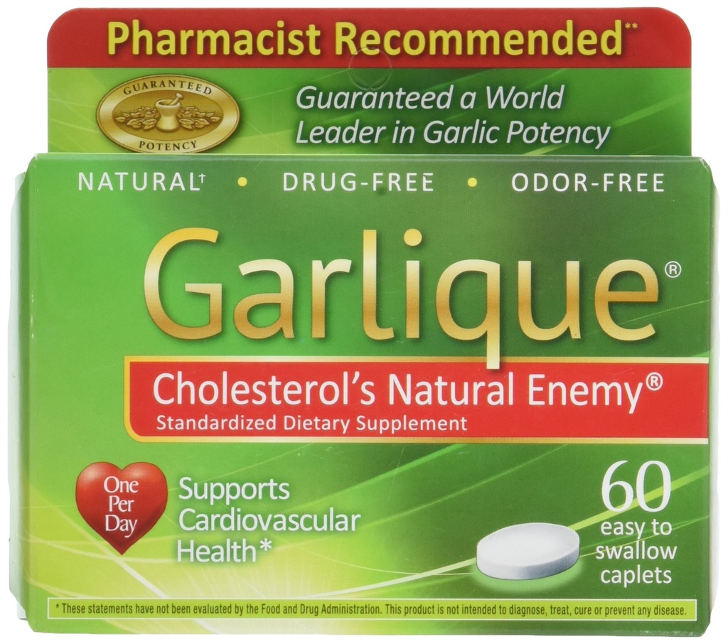 Integratore alimentare Garlique, 60 Caplets