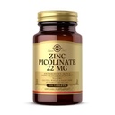 Solgar Zinc Picolinate 22 mg, 100 compresse - Promuove la pelle sana - Supporta il sistema immunitario, Normal Taste & Vision - Antiossidante – Non OGM, Vegan, Gluten Free, Kosher - 100 Serve