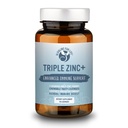 Triple Zinc Lozenges - 3 forme di zinco biodisponibile Glycinate, Citrato di zinco, Aspartato di zinco - Supplemento di supporto immunitario di zinco Echinacea, Elm slippery, OPC, Vitamina C, Miele di Sucanat