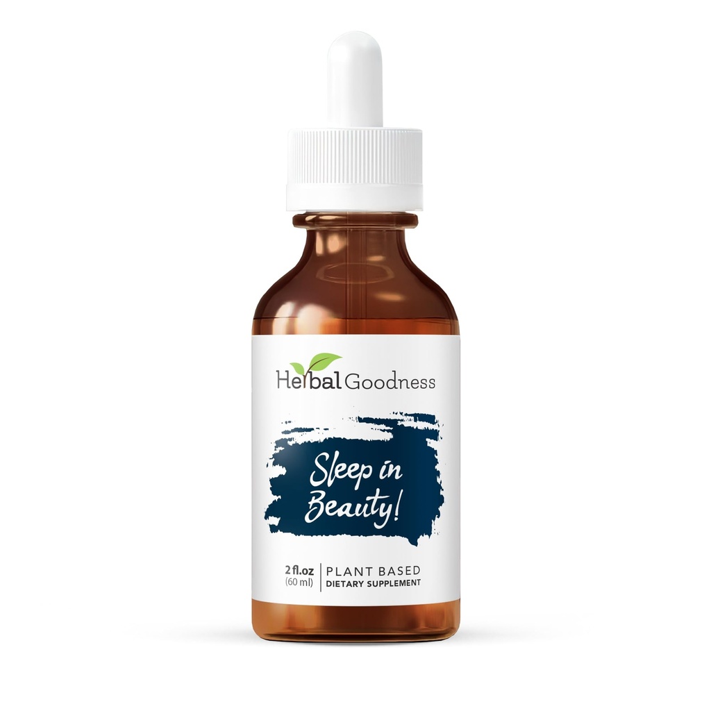 Dormire in bellezza - Organic Valerian Root Liquid Drops 2 Fl. oz, Lemon Balm, Natural Sleep Support for Adults, Rest & Relax Aid, Non-GMO, Vegan, Gluten-Free, USDA Organic, No Melatonin