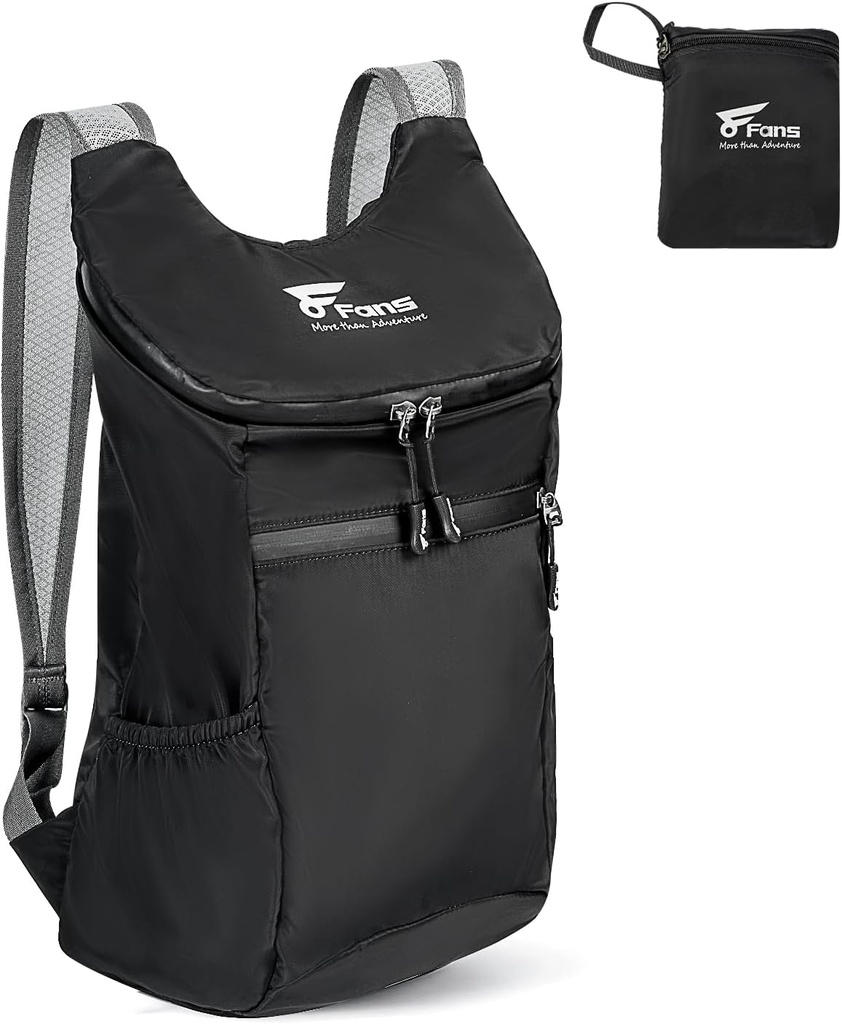 Zaino da escursionismo 12L/20L, zaino pieghevole impermeabile da viaggio pacchetto-luogo posteriore all'aperto pieghevole zaino (12L)