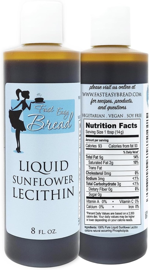 Veloce Facile Pane Pure Sunflower Lecithin Liquid Food Grado per cuocere e cucinare