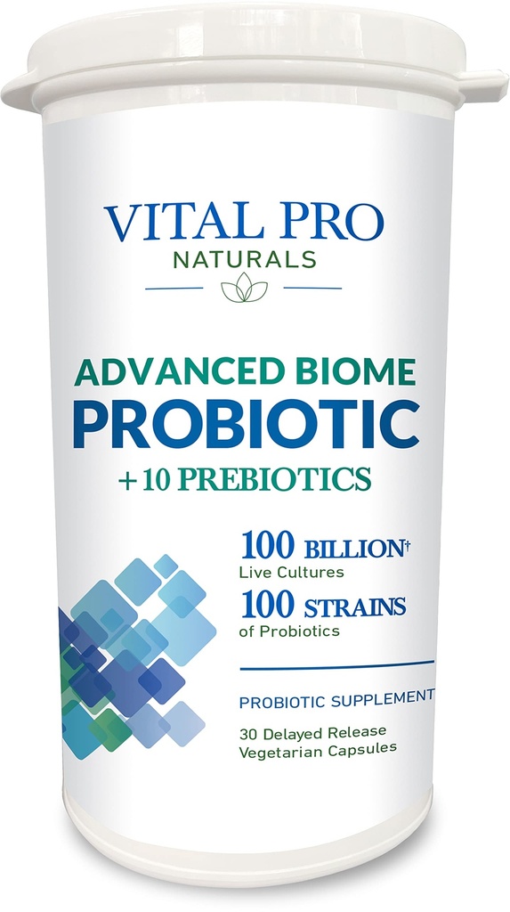 Vital Pro Naturals - Advanced Biome Probiotic Plus Prebiotics 30 capsule
