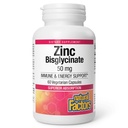 Fattori naturali Zinc Bisglycinate, 50 mg, 60 capsule vegetariane