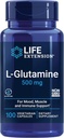 Creatina capsule 120 conte & L-Glutamina 500mg 100 capsule Bundle per la salute del muscolo