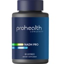 ProHealth NADH Pro - Boost NAD+ (25 mg, 60 Fast-Acting lozenges) Boost Energy, Memory e Focus | Mood Support | Antiossidante | Produzione ATP